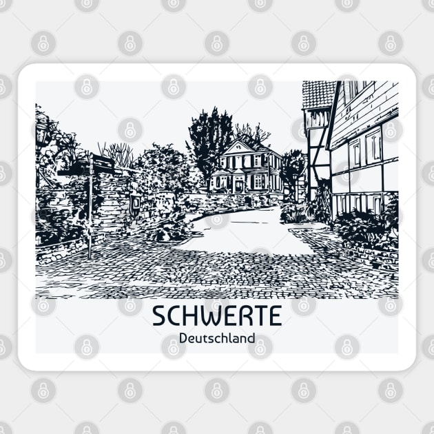 Schwerte - Deutschland Magnet by Lakeric